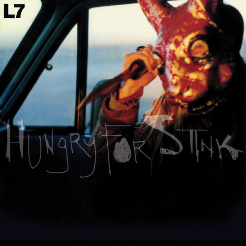 L7 Hungry For Stink LP (Clear with Red Streaks "Bloodshot" Vinyl) 1