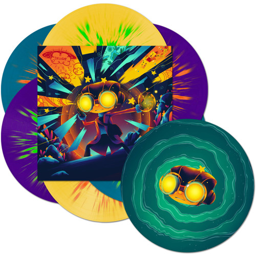 Peter McConnell Psychonauts 2 (Complete Edition) 6LP Box Set (Psychedelic Green, Purple & Yellow Splatter Vinyl) 4