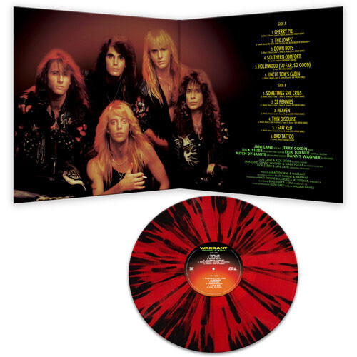 Warrant Greatest & Latest LP (Red & Black Splatter Vinyl) 1