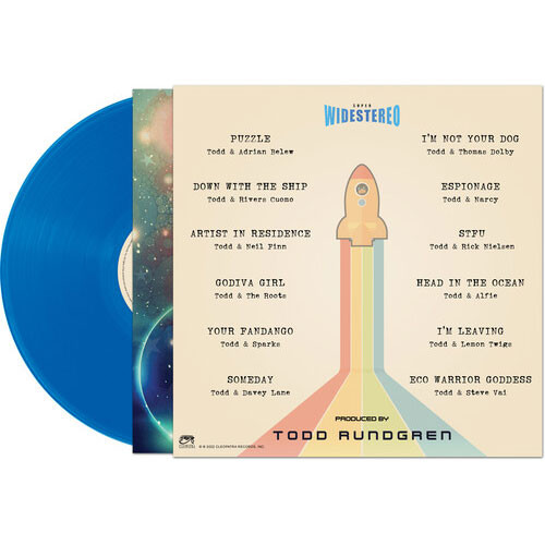 Todd Rundgren Space Force LP (Blue Vinyl) 3