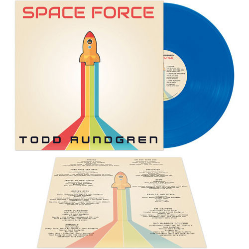 Todd Rundgren Space Force LP (Blue Vinyl) 4
