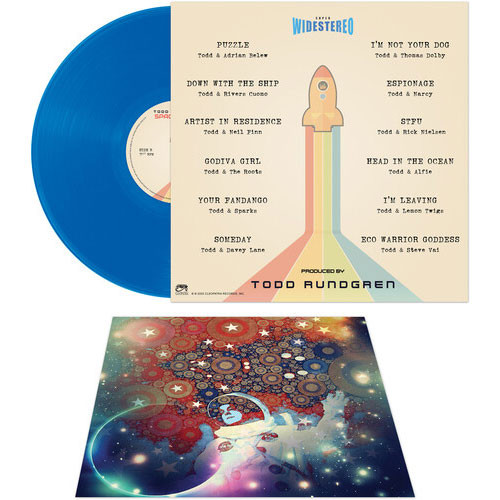 Todd Rundgren Space Force LP (Blue Vinyl) 5
