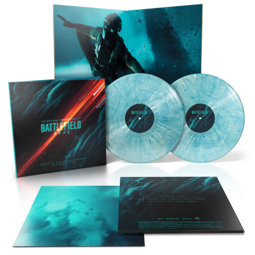 The Official Soundtrack of Battlefield 2042 2LP ("Rising Tides" Blue with White Burst Vinyl) 1