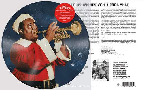 Louis Armstrong Louis Wishes You A Cool Yule LP (Picture Disc)