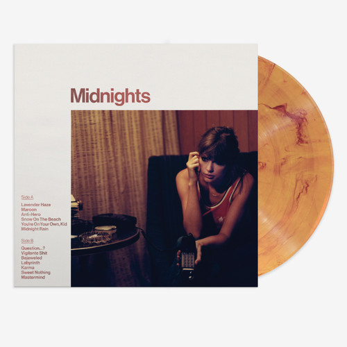 Taylor Swift Midnights LP (Blood Moon Vinyl) 1