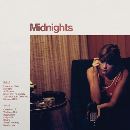 Taylor Swift Midnights LP (Blood Moon Vinyl) 4