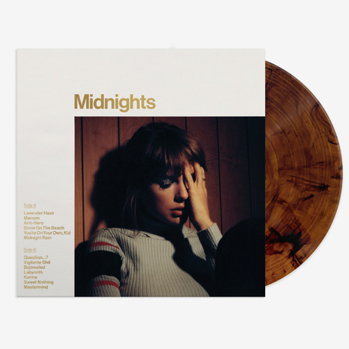 Taylor Swift Midnights LP (Mahogany Vinyl) 1