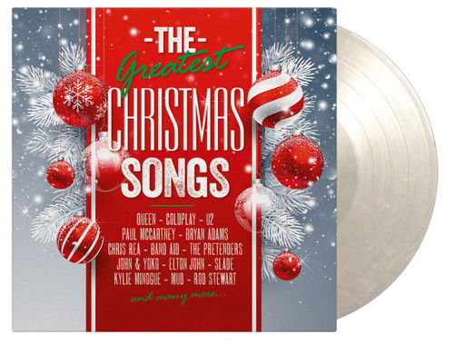 The Greatest Christmas Songs Numbered Limited Edition 180g Import 2LP (Snowy White Vinyl)