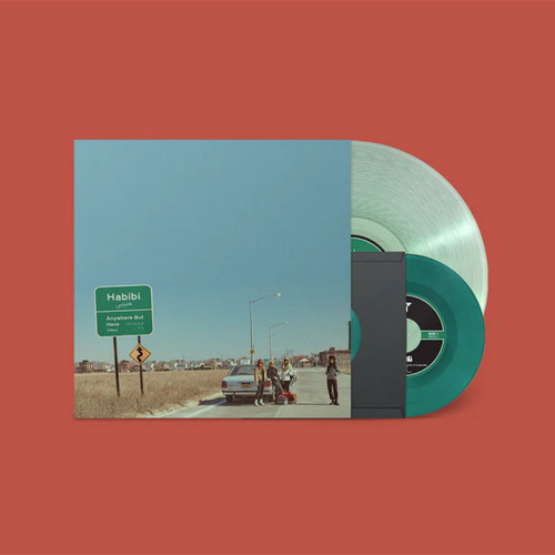 Habibi Anywhere But Here LP (Coke Bottle Clear Vinyl) & 45rpm 7" Vinyl (Emerald Green Vinyl) 2