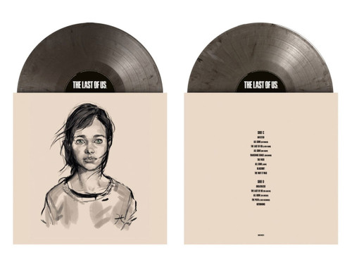 Gustavo Santaolalla The Last of Us Soundtrack Numbered Limited Edition 180g Import 2LP (Silver & Black Marbled Vinyl) 5