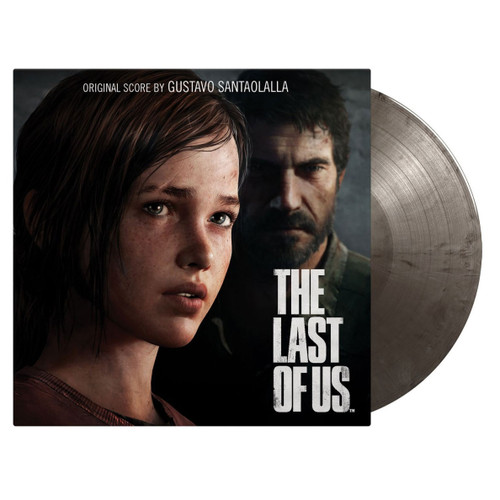Gustavo Santaolalla The Last of Us Soundtrack Numbered Limited Edition 180g Import 2LP (Silver & Black Marbled Vinyl) 1