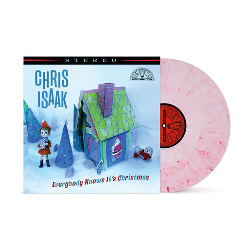 Chris Isaak Everybody Knows It's Christmas LP (Candy Floss Vinyl) 2