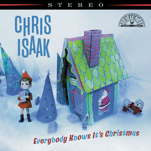 Chris Isaak Everybody Knows It's Christmas LP (Candy Floss Vinyl) 1