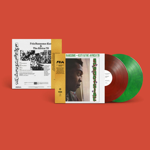 Fela Ransome-Kuti & The Africa '70 Afrodisiac 45rpm 2LP (Green & Red Marble Vinyl)