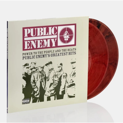 Public Enemy Power to the People and the Beats - Public Enemy's Greatest Hits 2LP (Blood Red & Black Smoke Vinyl)