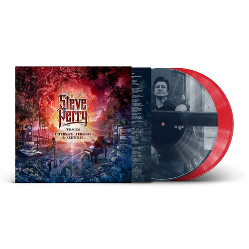 Steve Perry Traces (Alternate Versions & Sketches) 2LP (Clear Red Vinyl & Picture Disc) 2