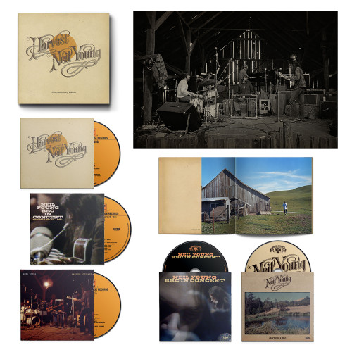 Neil Young Harvest (50th Anniversary Edition) 3CD, 2DVD & Book Box Set
