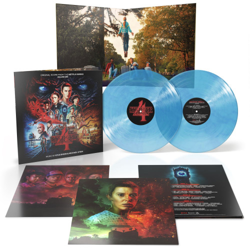 Kyle Dixon & Michael Stein Stranger Things Season 4 Original Score Volume One 2LP ("Max's Blue World" Vinyl) 1