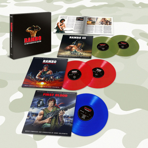 Jerry Goldsmith Rambo: The Jerry Goldsmith Vinyl Collection 180g 5LP Box Set (Color Vinyl)