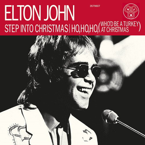 Elton John Step Into Christmas 10" Vinyl (Red Vinyl) 1