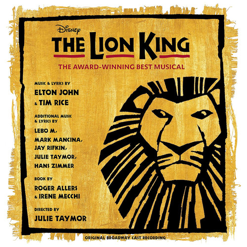 The Lion King: Original Broadway Cast Recording 2LP (Yellow & Black Splatter Vinyl) 1