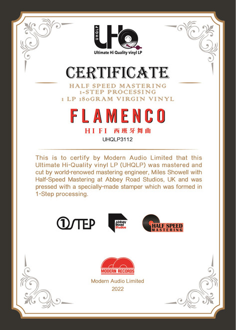 Hi-Fi Flamenco One-Step Half-Speed Mastered Numbered Limited Edition 180g Import LP 3