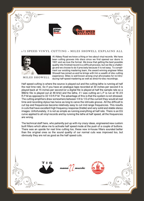 Saint Mic One-Step Half-Speed Mastered Numbered Limited Edition 180g Import LP 4