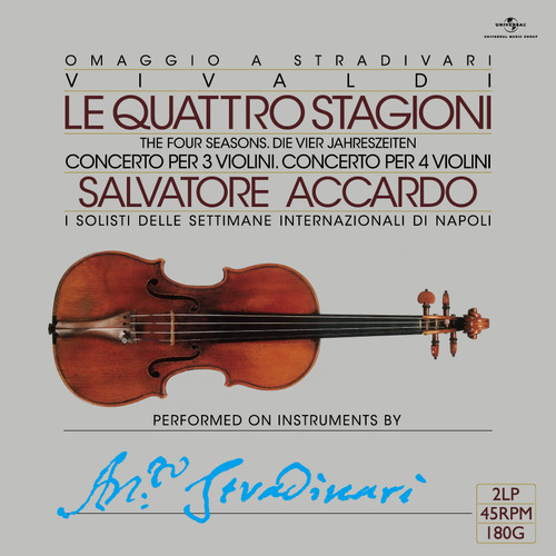 Salvatore Accardo The Four Seasons (Le Quattro Stagioni) 45rpm 180g Import 2LP 1