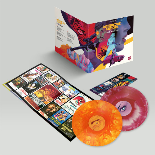 Ennio Morricone Morricone Groove: The Kaleidoscope Sound of Ennio Morricone 2LP (Orange & Pink Vinyl) 3