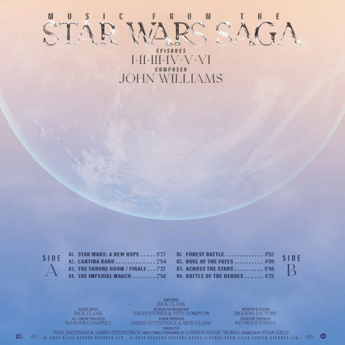 The City of Prague Philharmonic Orchestra Music from the Star Wars Saga LP (Clear Vinyl) 2