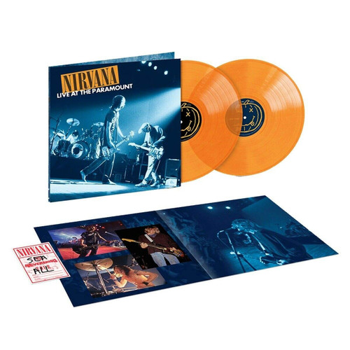 Nirvana Live at the Paramount 2LP (Transparent Orange Vinyl)