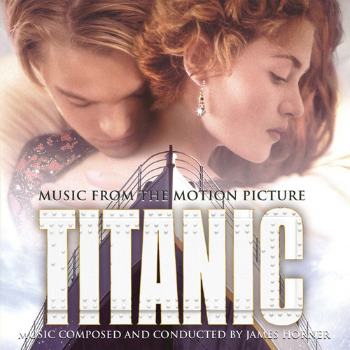 James Horner Titanic (Music from the Motion Picture) Numbered Limited Edition 180g 2LP (Silver & Black Marbled Vinyl) 1