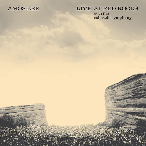 Amos Lee Live at Red Rocks with the Colorado Symphony 45rpm 2LP (Cream/Silver Splatter Vinyl) 1