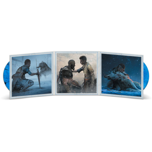 Bear McCreary God of War Ragnarok Soundtrack 3LP (Blue Smoke Vinyl) 4