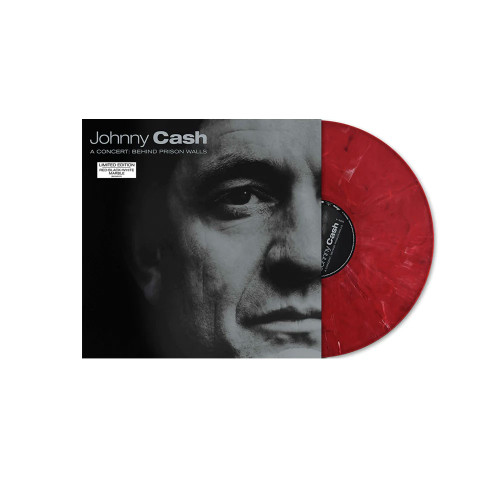Johnny Cash A Concert: Behind Prison Walls LP (Red/Black/White Marble Vinyl) 1