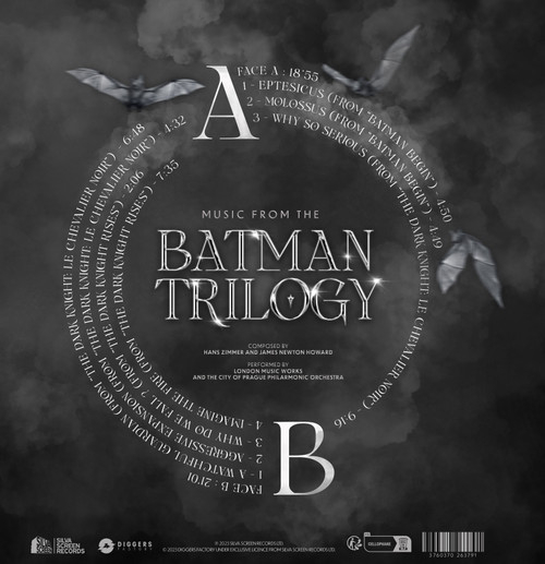 London Music Works Music from the Batman Trilogy LP (Translucent Black Vinyl)