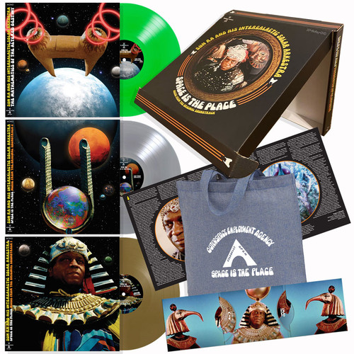 Sun Ra and His Intergalactic Solar Arkestra Space Is the Place 3LP, Blu-Ray & DVD Box Set (Mono) (Color Vinyl) 1