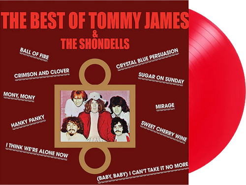 Tommy James & The Shondells The Best of Tommy James & The Shondells LP (Crimson Red Vinyl) Scratch & Dent