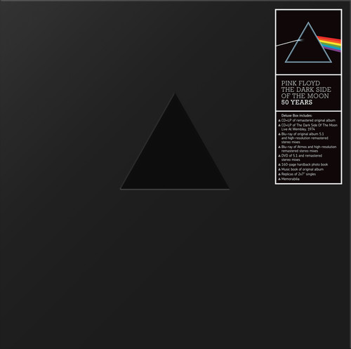 Pink Floyd The Dark Side of the Moon 50th Anniversary Deluxe 2LP, 2CD, 2Blu-Ray Audio, DVD Audio & 2 7" Vinyl Box Set