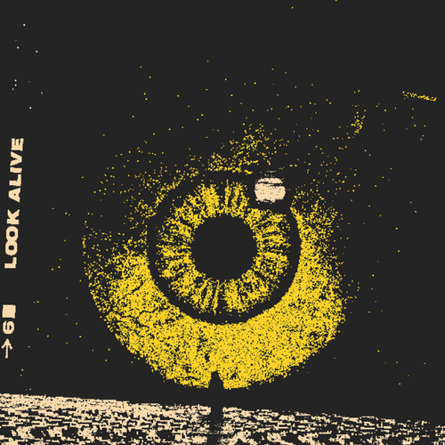 Black Pistol Fire Look Alive LP (Marigold White Swirl Vinyl) 1