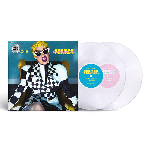 Cardi B Invasion of Privacy 2LP (Crystal Clear Vinyl) 1