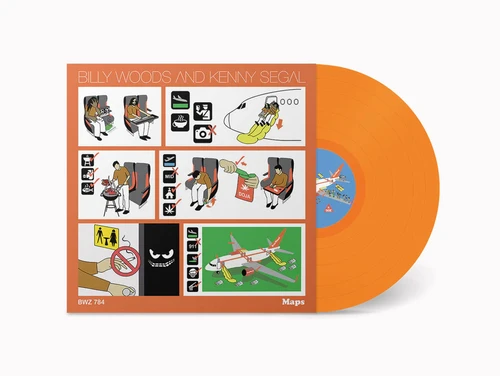 billy woods and Kenny Segal Maps LP (Translucent Orange Crush Vinyl) 2