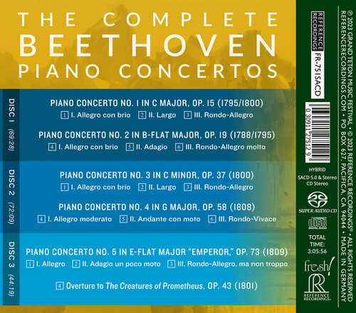 Garrick Ohlsson The Complete Beethoven Piano Concertos Hybrid