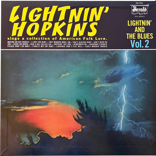 Lightnin' Hopkins Lightnin' and the Blues Vol. 2 Import LP