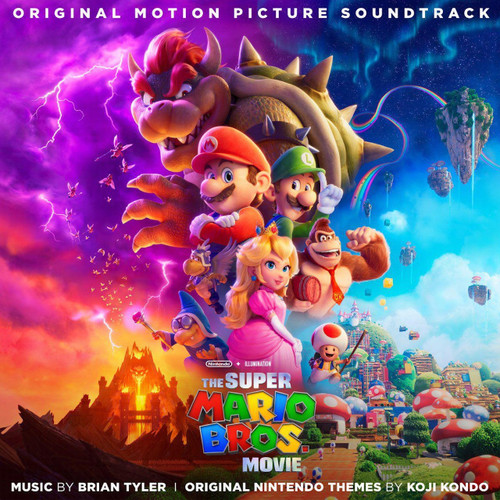 The Super Mario Bros. Movie Original Motion Picture Soundtrack 2LP (Red & Green Vinyl) 1