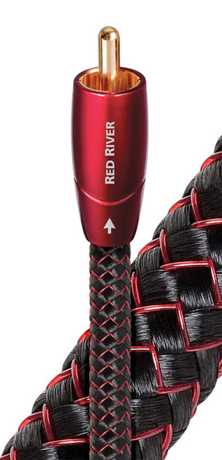 AudioQuest Red River 0.5M Pair RCA Interconnect Cable (Demo) 1