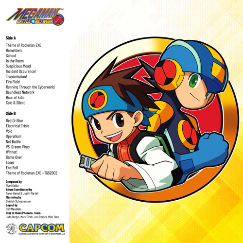 Akari Kaida Mega Man Battle Network (Original Video Game Soundtrack) LP (Blue Vinyl) 5