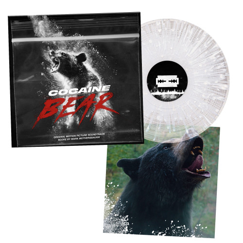 Mark Mothersbaugh Cocaine Bear (Original Motion Picture Soundtrack) 180g LP (Cocaine & Crystal Clear Vinyl) 3