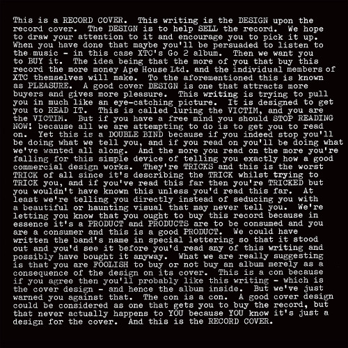 XTC Go2 200g Import LP & 12" Vinyl EP 1