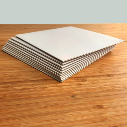 BCW 7" Vinyl White Paper Cardboard Jacket (10 Pack) 2